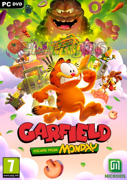 Garfield Escape from Monday game cover