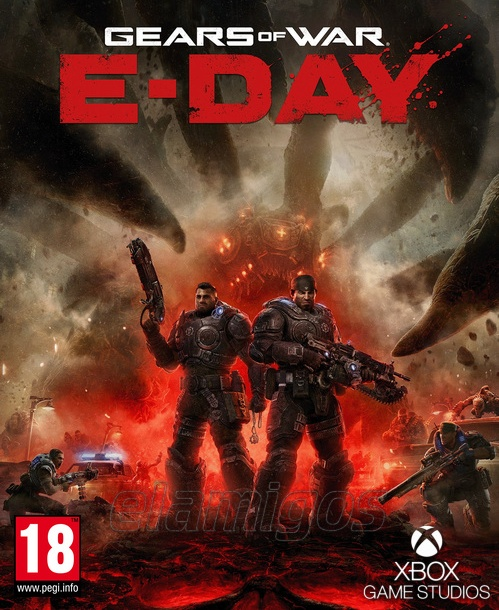 Gears of War E-Day game cover